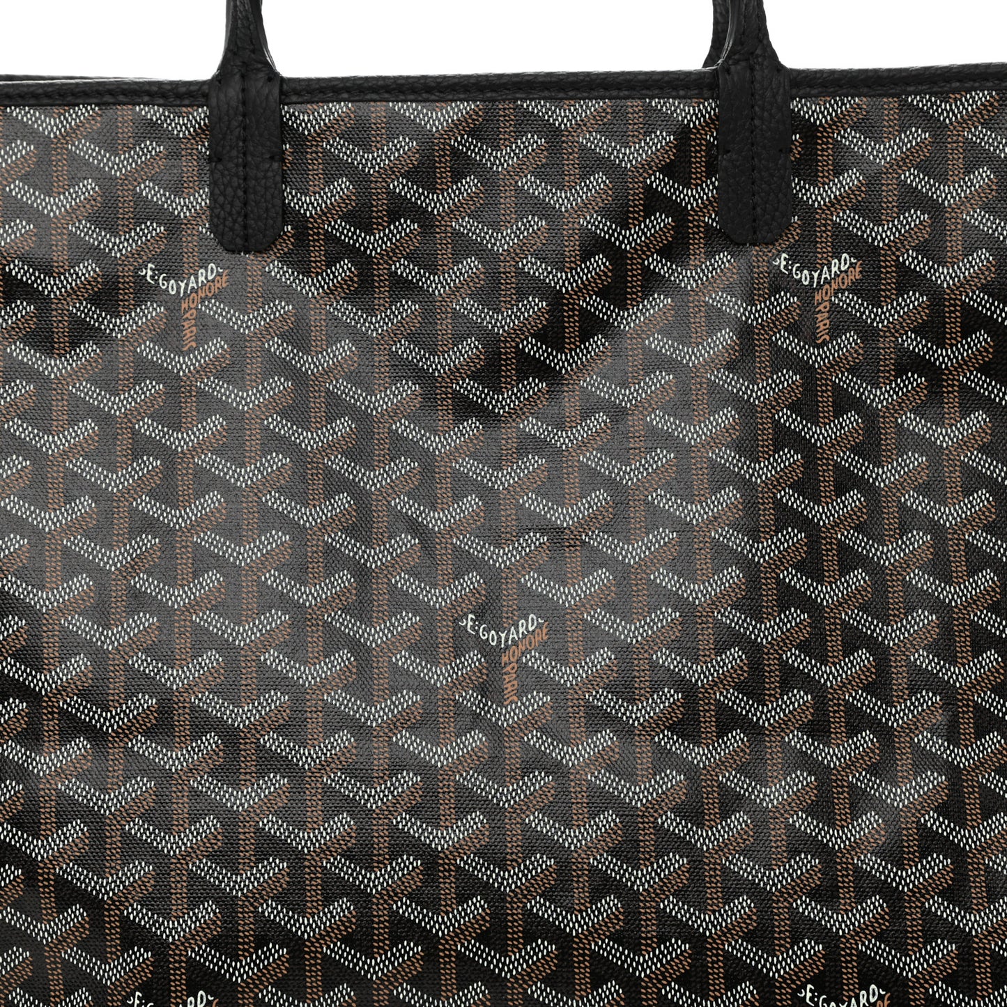 Goyardine Sac Hardy Pet Carrier PM Black