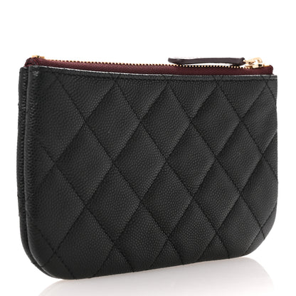 Chanel Caviar Quilted Small Pouch Black 3 of 7