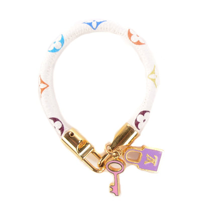 Louis Vuitton Monogram Multicolor Luck It Bracelet 17 White 1 of 5