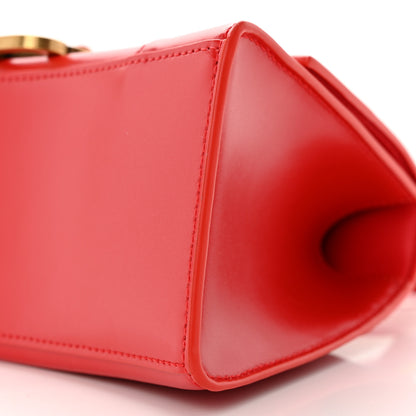 Balenciaga Shiny Box Calfskin Small Hourglass Top Handle Bag Bright Red 11 of 11