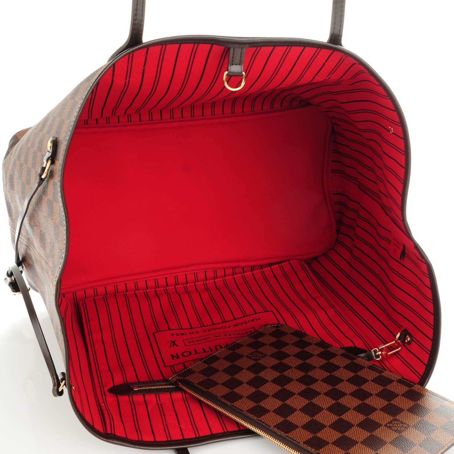 Louis Vuitton Damier Ebene Neo Neverfull GM 6 of 9