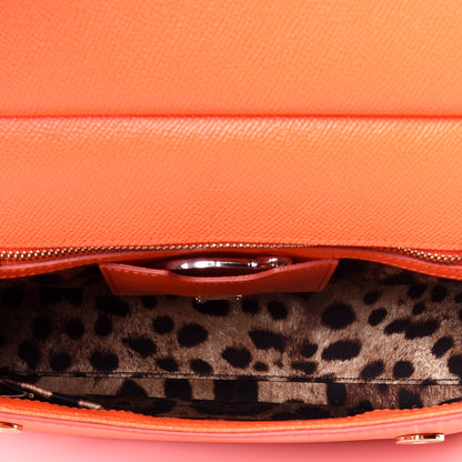 Dolce & Gabbana Dauphine Medium Miss Sicily Satchel Mandarino 5 of 8