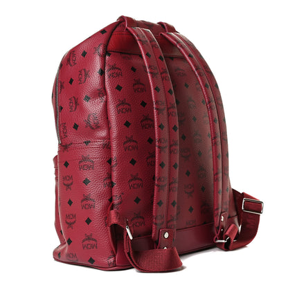 MCM Visetos Large Stark Backpack Scooter Red 2 of 12