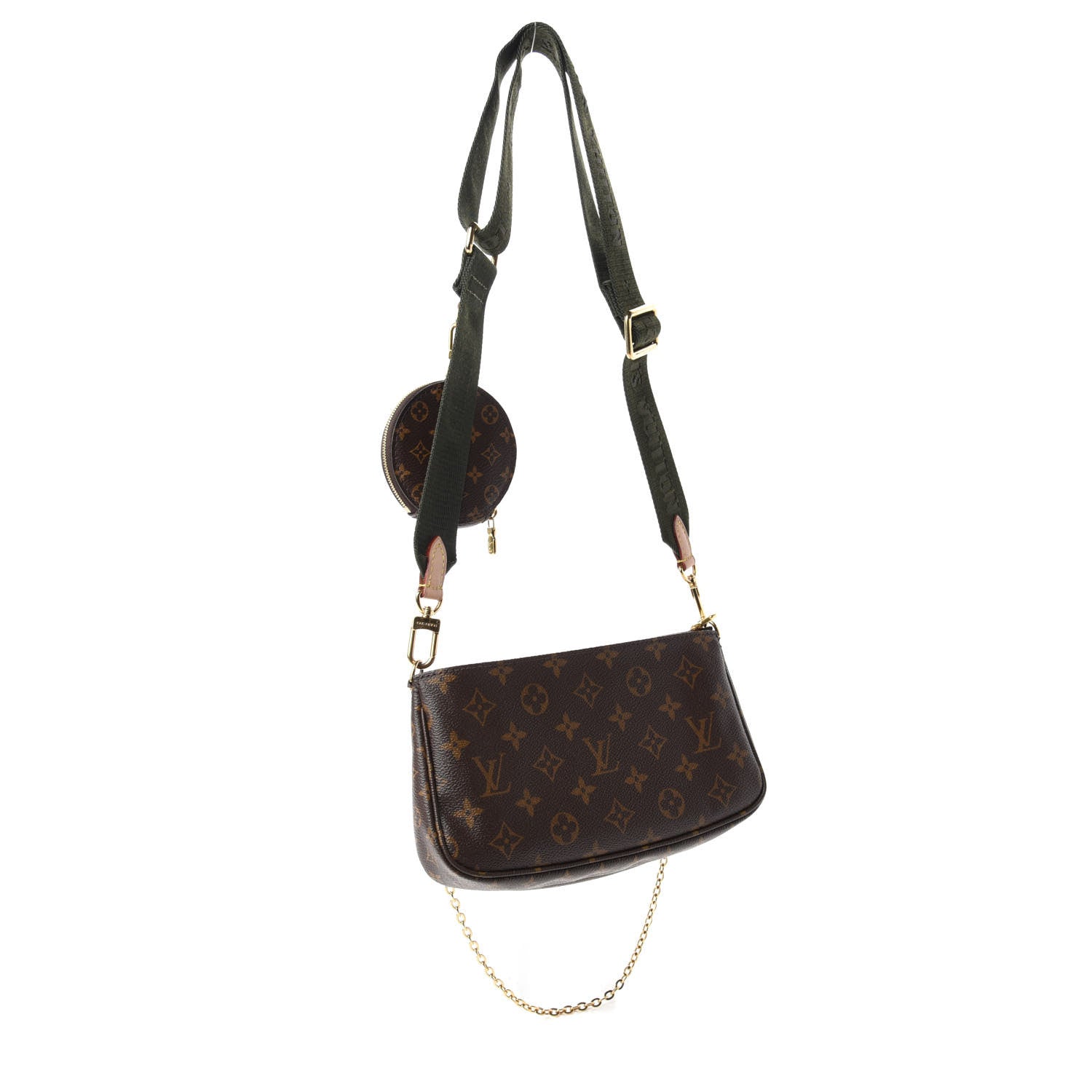 Louis Vuitton Monogram Multi Pochette Accessories Kaki 3 of 13