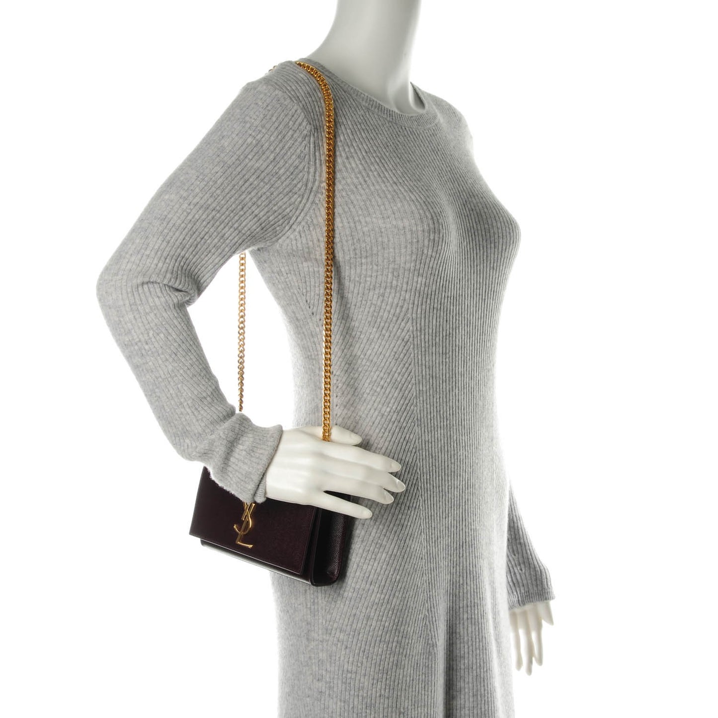 Grain De Poudre Small Monogram Kate Satchel Armaranto