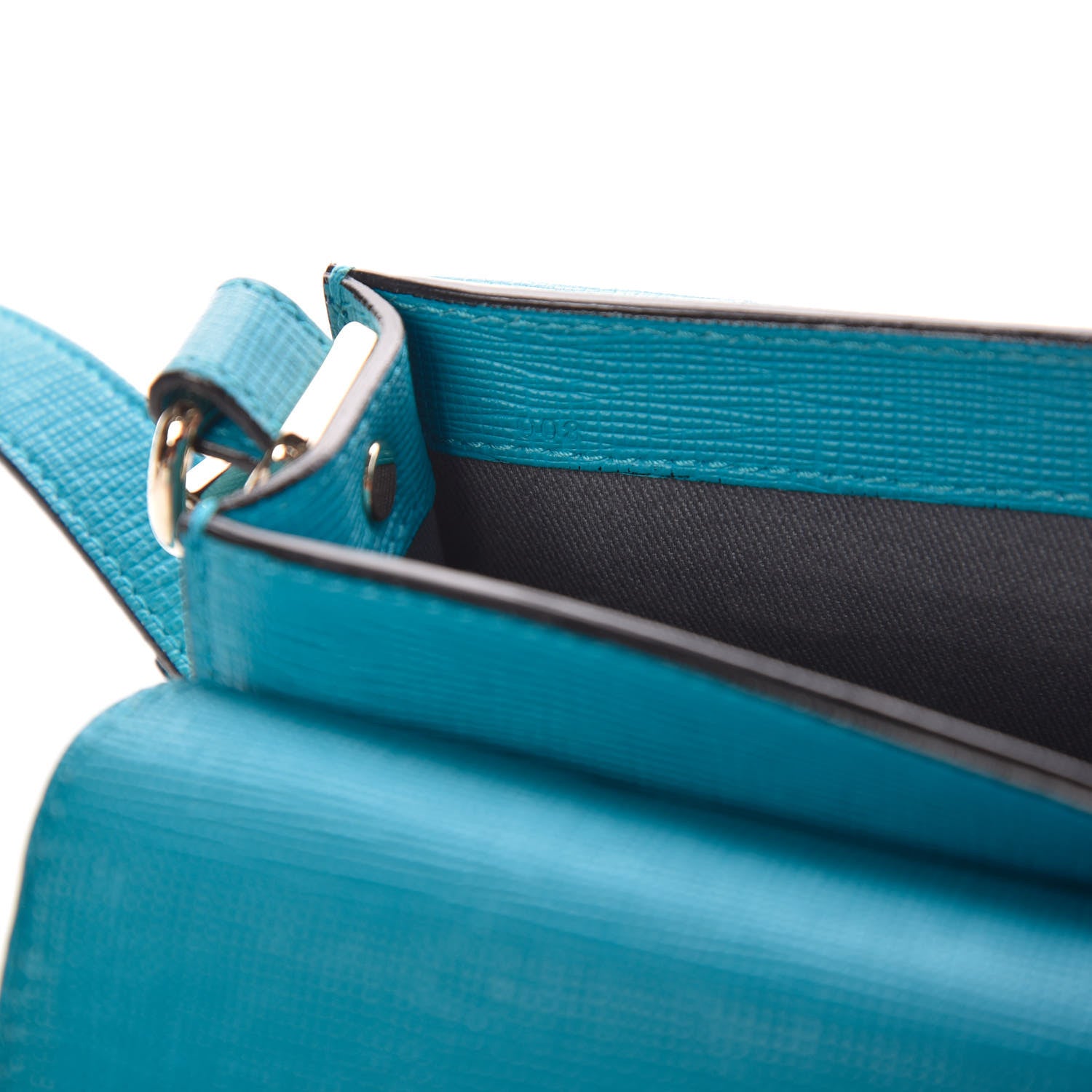 Proenza Schouler New Linosa Mini PS11 Classic Shoulder Bag Turquoise 8 of 15