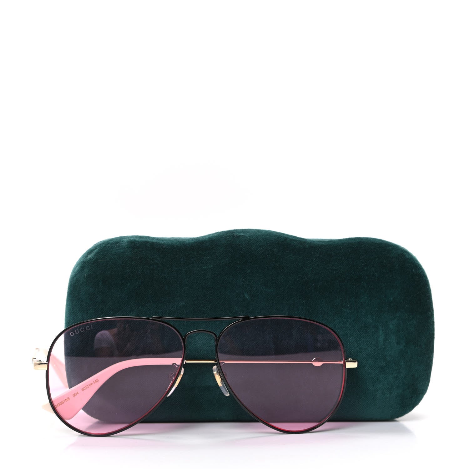 Gucci Metal Aviator Sunglasses GG0515S Pink 8 of 8