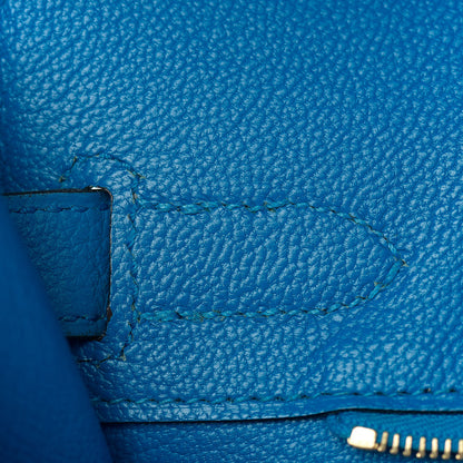 Hermes Togo Birkin 30 Bleu Zanzibar 13 of 36