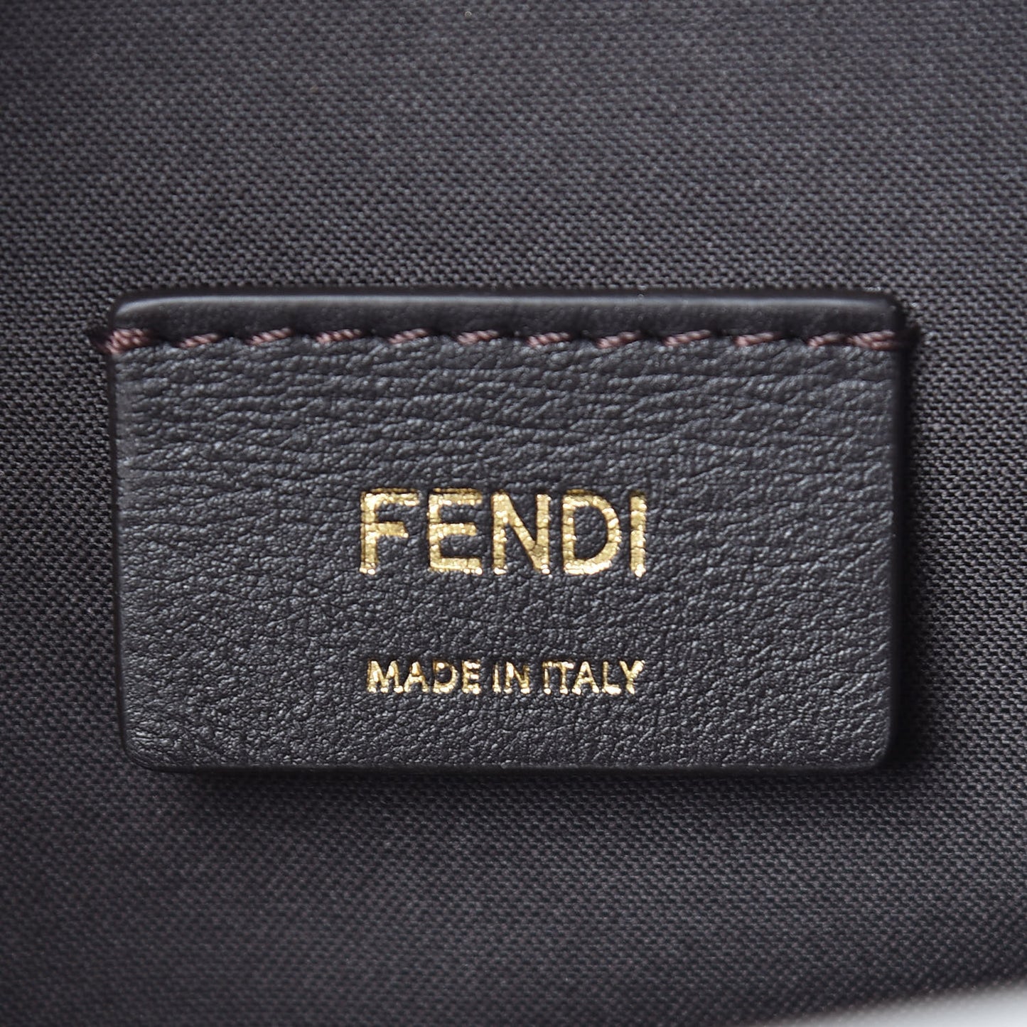 Nappa FF 1974 Diagonal Embossed Upside Down Belt Bag White