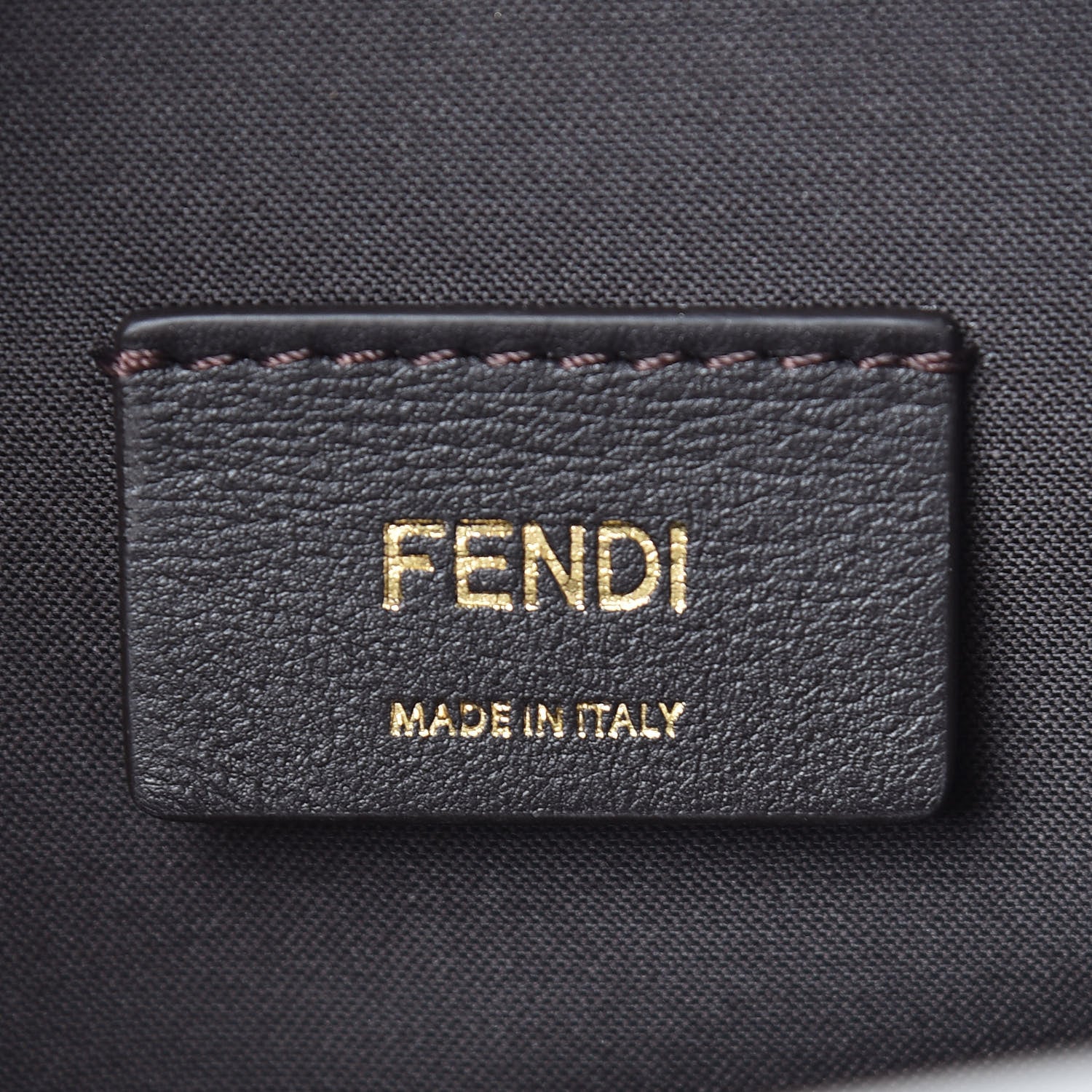 Fendi Nappa FF 1974 Diagonal Embossed Upside Down Belt Bag White 8 of 9