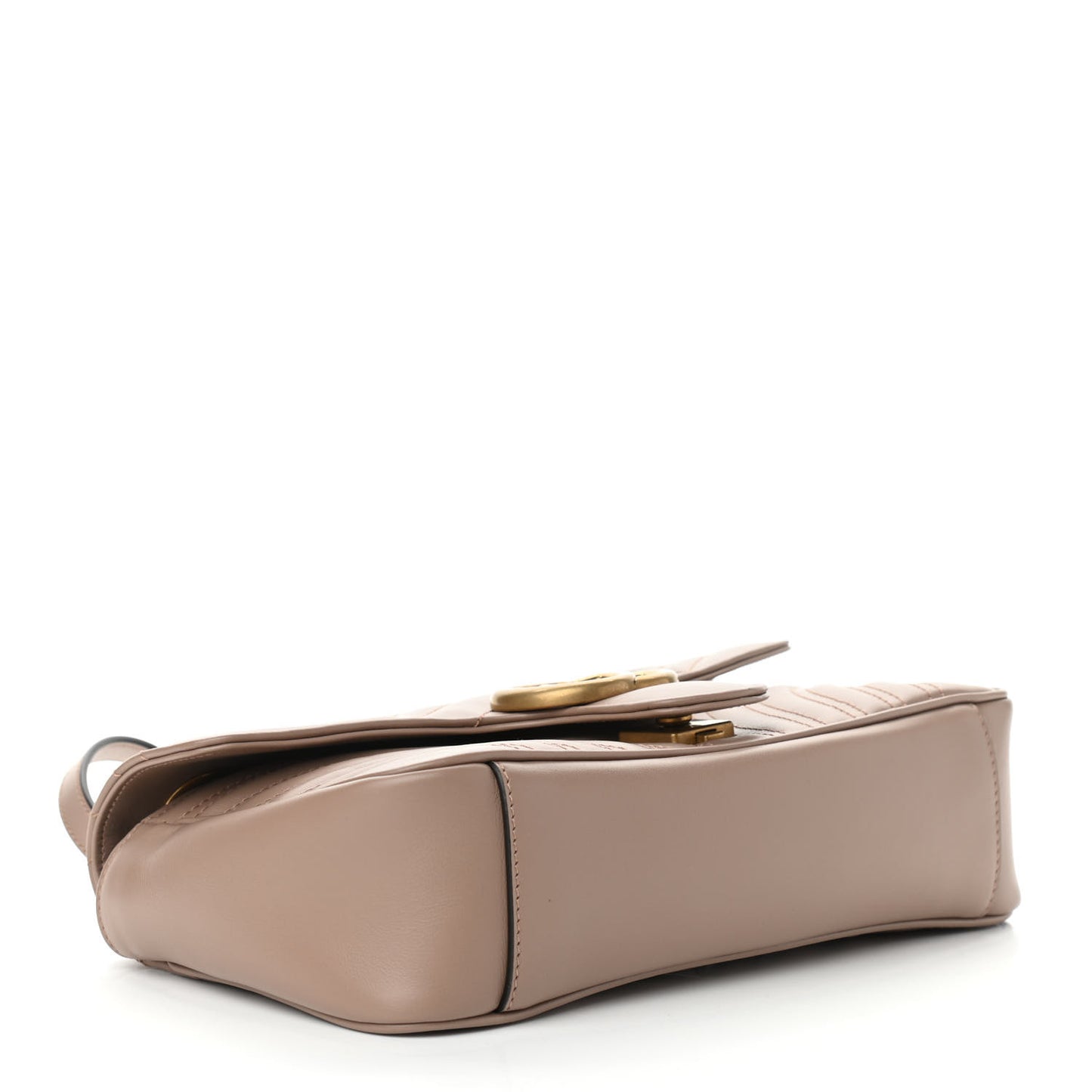Calfskin Matelasse Small GG Marmont Shoulder Bag Porcelain Rose