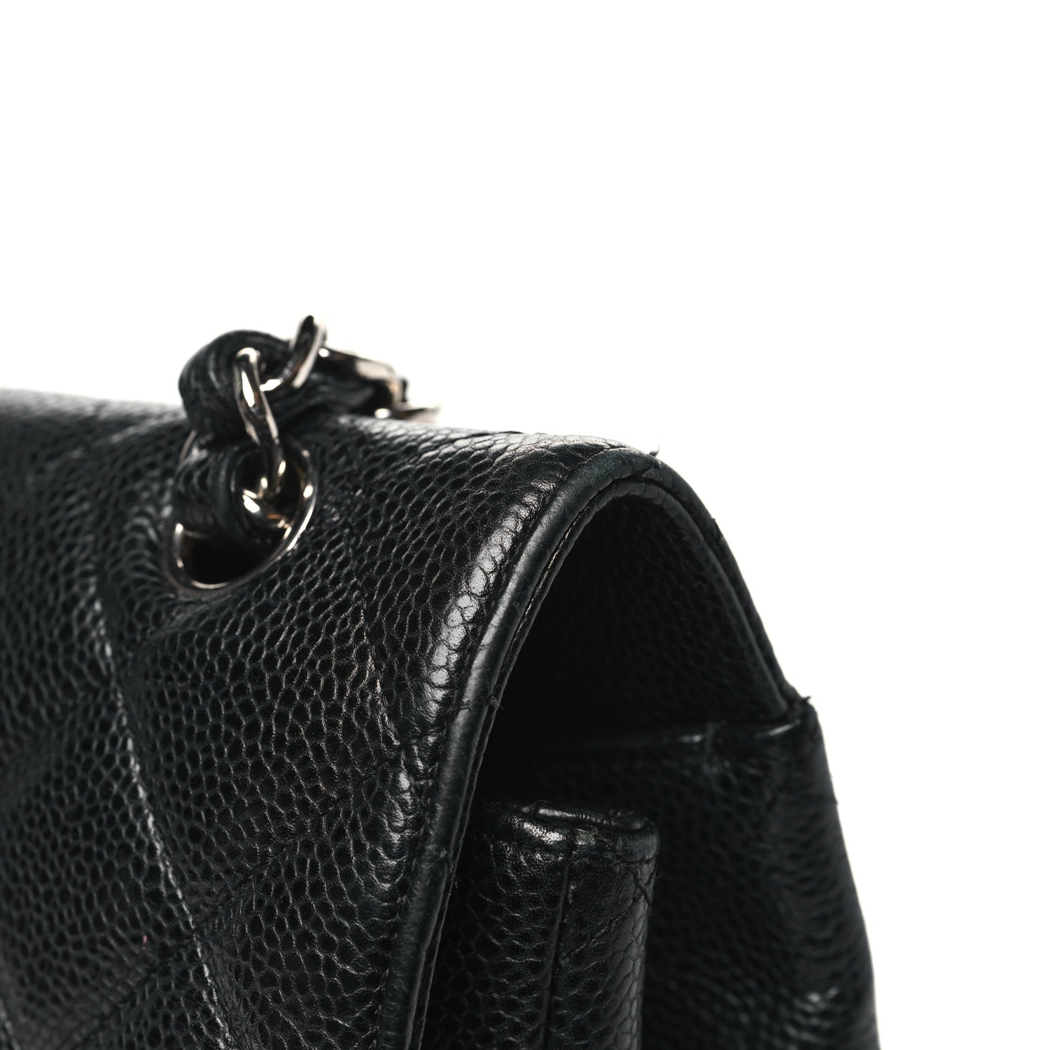 Chanel Caviar Quilted Maxi Single Flap Black 10 of 11