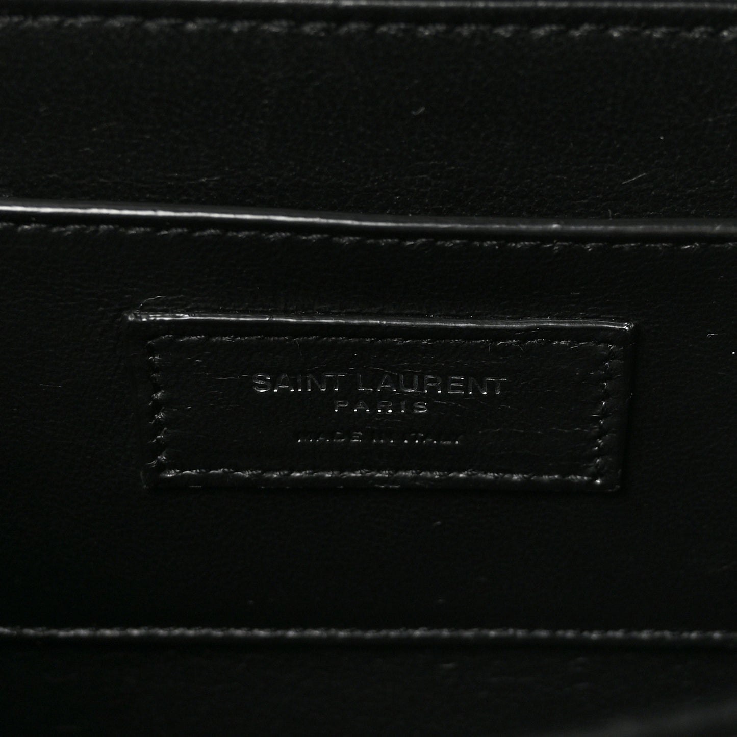 Glazed Calfskin Monogram Medium Solferino Satchel Black