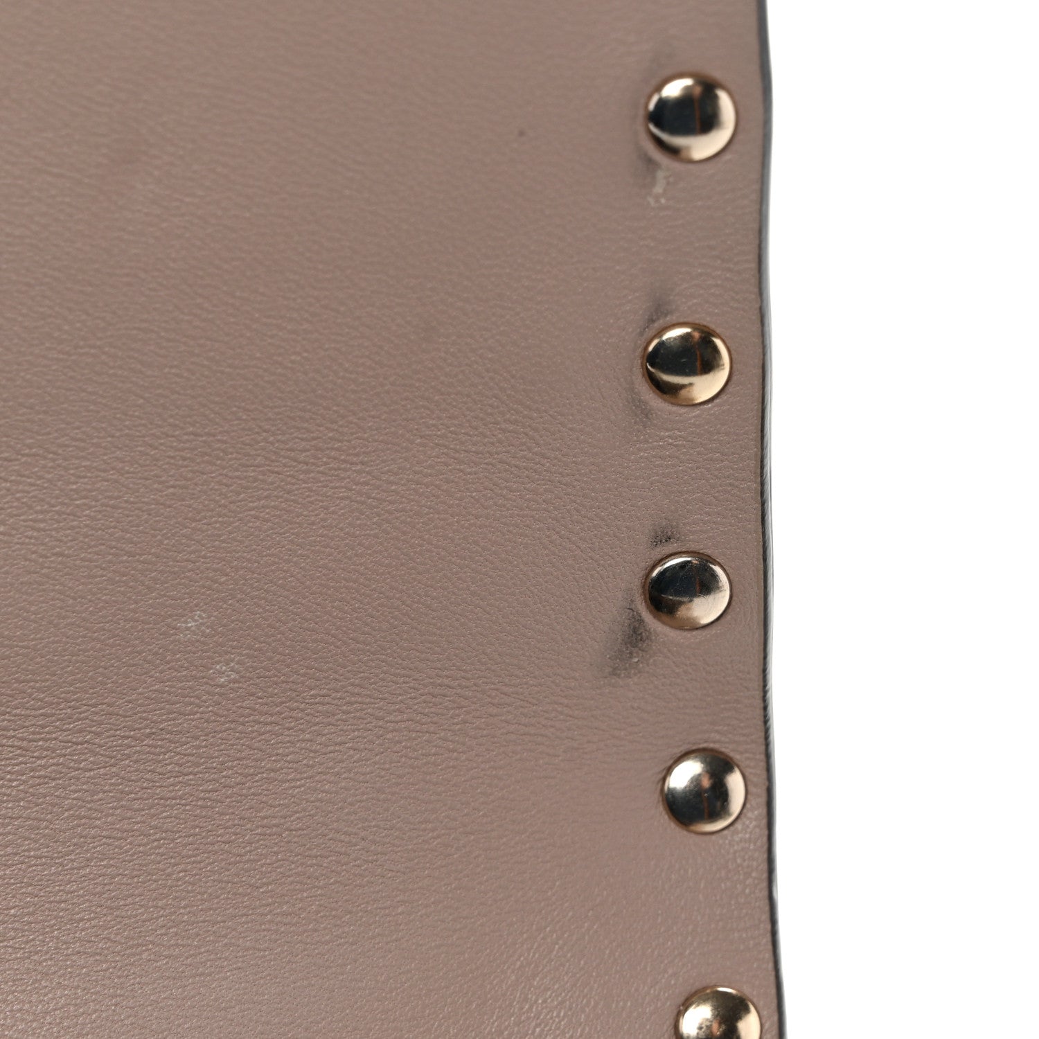 Valentino Garavani Patent Medium Rockstud Spike Shoulder Bag Poudre 10 of 10