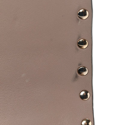 Valentino Garavani Patent Medium Rockstud Spike Shoulder Bag Poudre 10 of 10