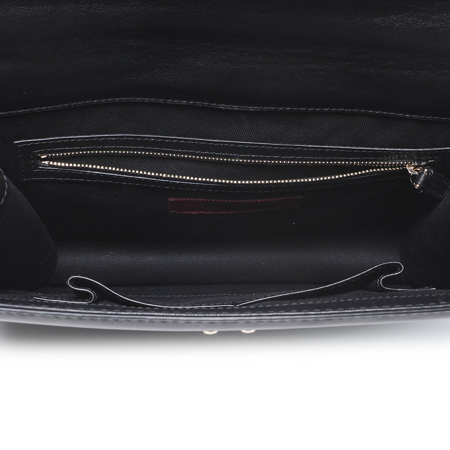 Valentino Garavani Vitello Large Glam Lock Rockstud Flap Black 5 of 7