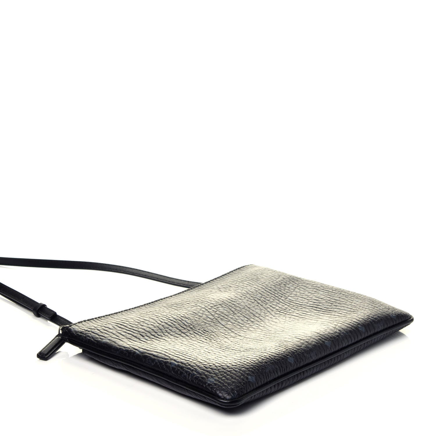 MCM Visetos Crossbody Pouch Black 4 of 9