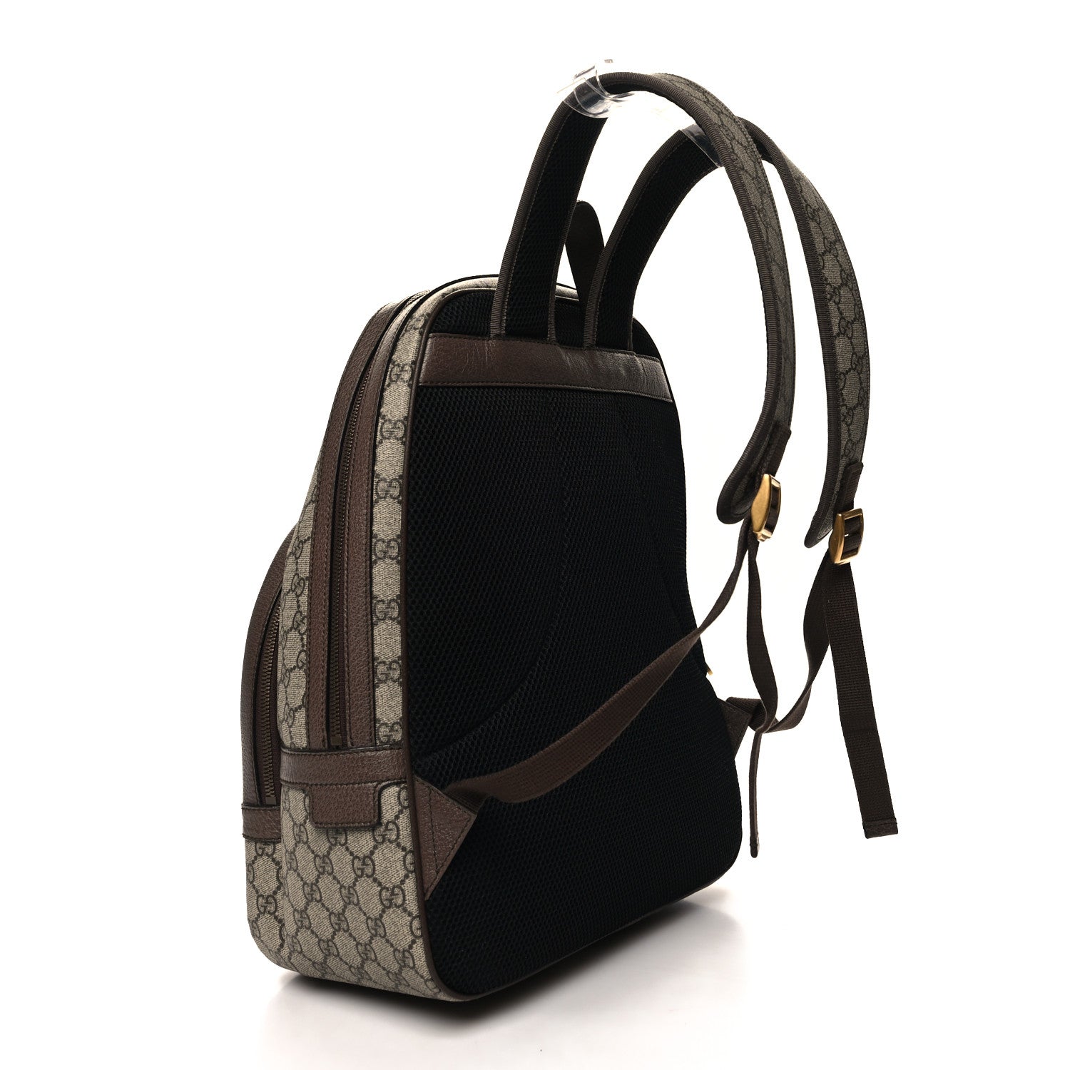 Gucci GG Supreme Monogram Medium Ophidia Day Backpack Brown 3 of 12