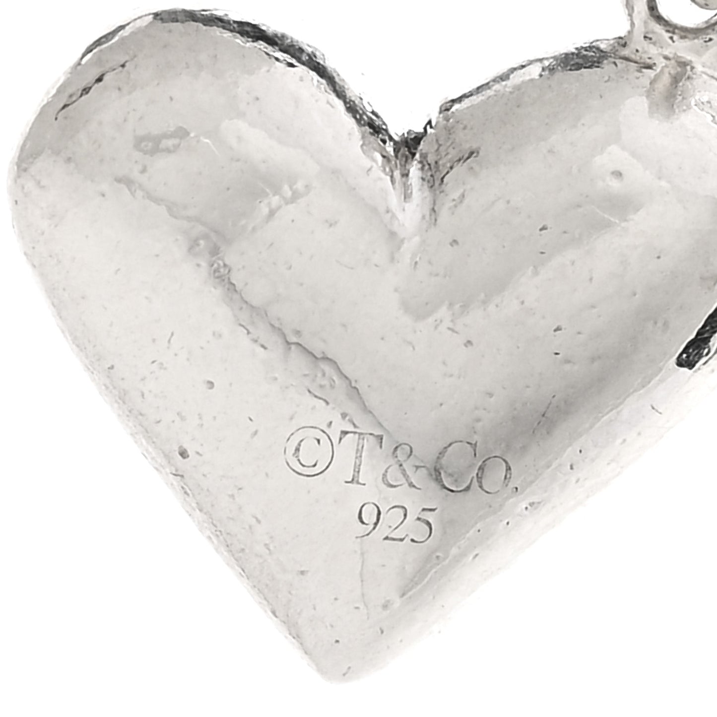 Sterling Silver Pink Sapphire Etoile Heart Charm