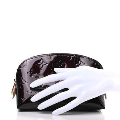 Louis Vuitton Vernis Cosmetic Pouch Amarante 2 of 8