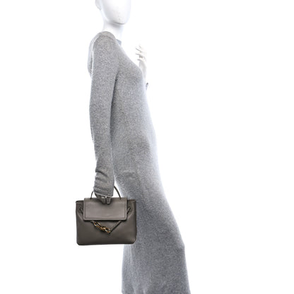 Bottega Veneta Silky Calfskin Small Ciao Ciao Limestone 2 of 9