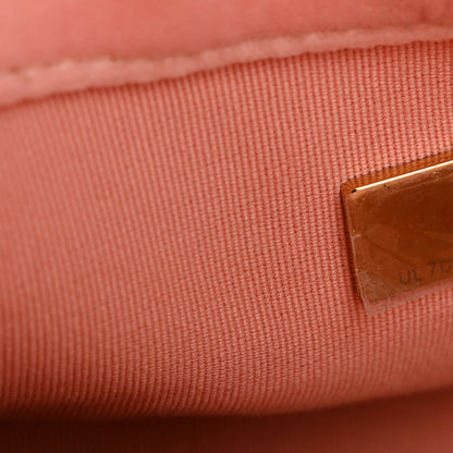 Chanel Velvet Quilted Mini Flap Pink 7 of 12