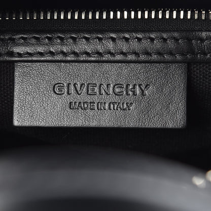Givenchy Waxed Calfskin Small Nightingale Logo Strap Black 8 of 9