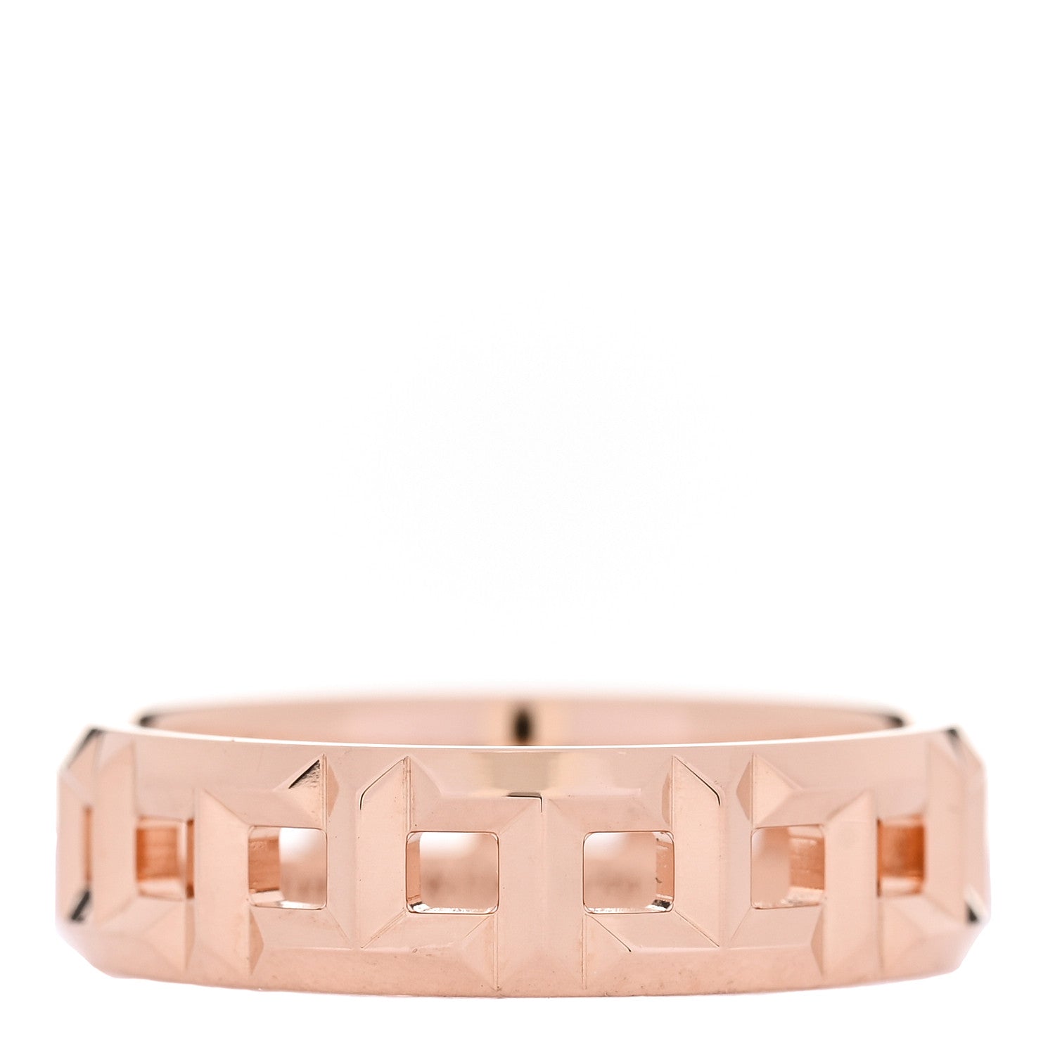 Tiffany 18K Rose Gold T True Wide Ring 56 7.5 1 of 5