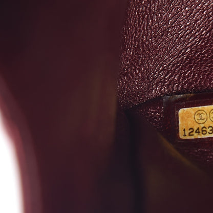Chanel Metallic Aged Calfskin 2.55 Reissue 227 Flap Dark Red 8 of 9