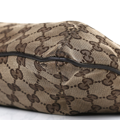 Gucci Monogram Web Small Flat Messenger Crossbody Dark Brown 11 of 12