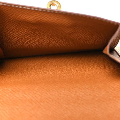 Hermes Epsom Kelly Pocket Compact Wallet Gold 5 of 10