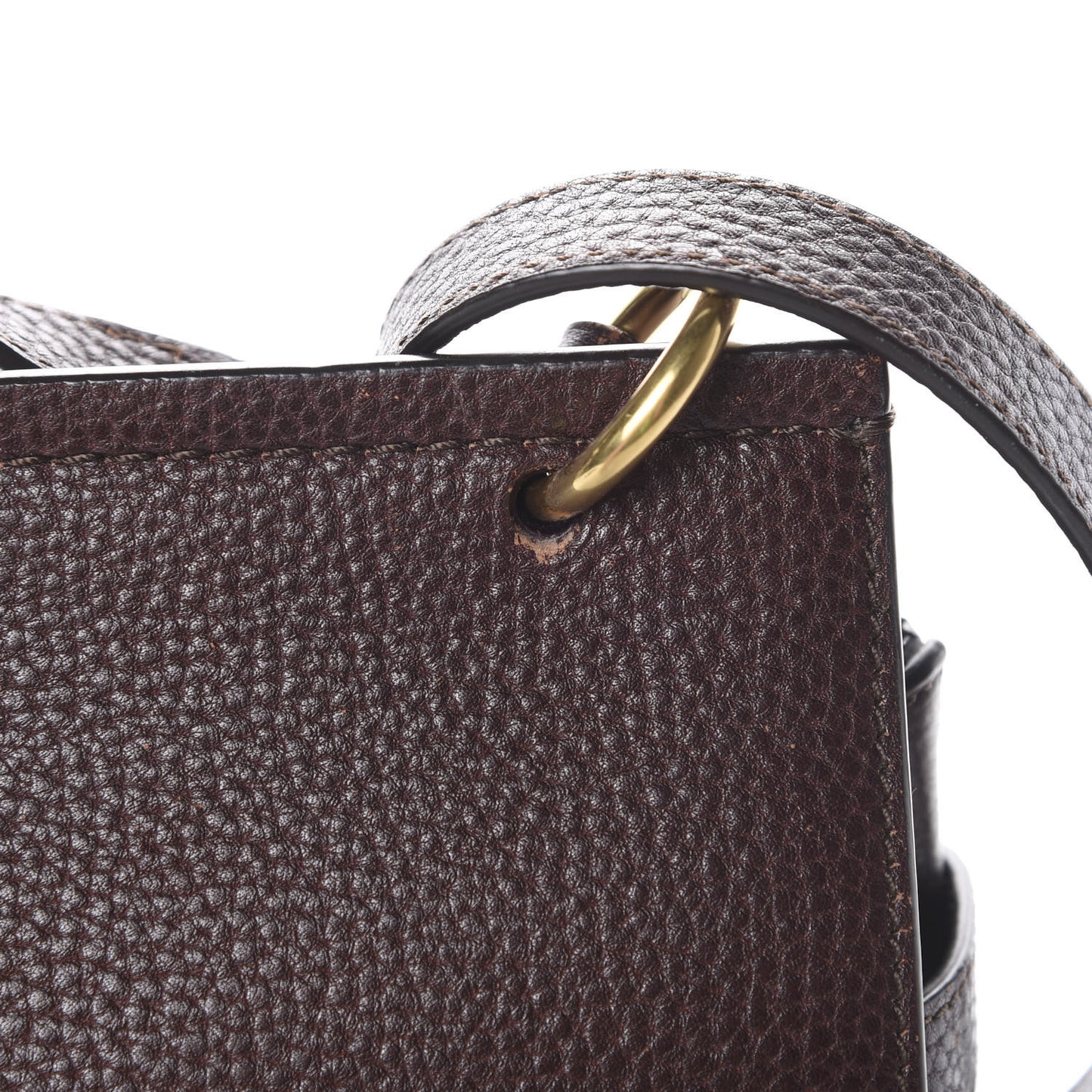 Small Classic Grain Amberley Satchel Oxblood