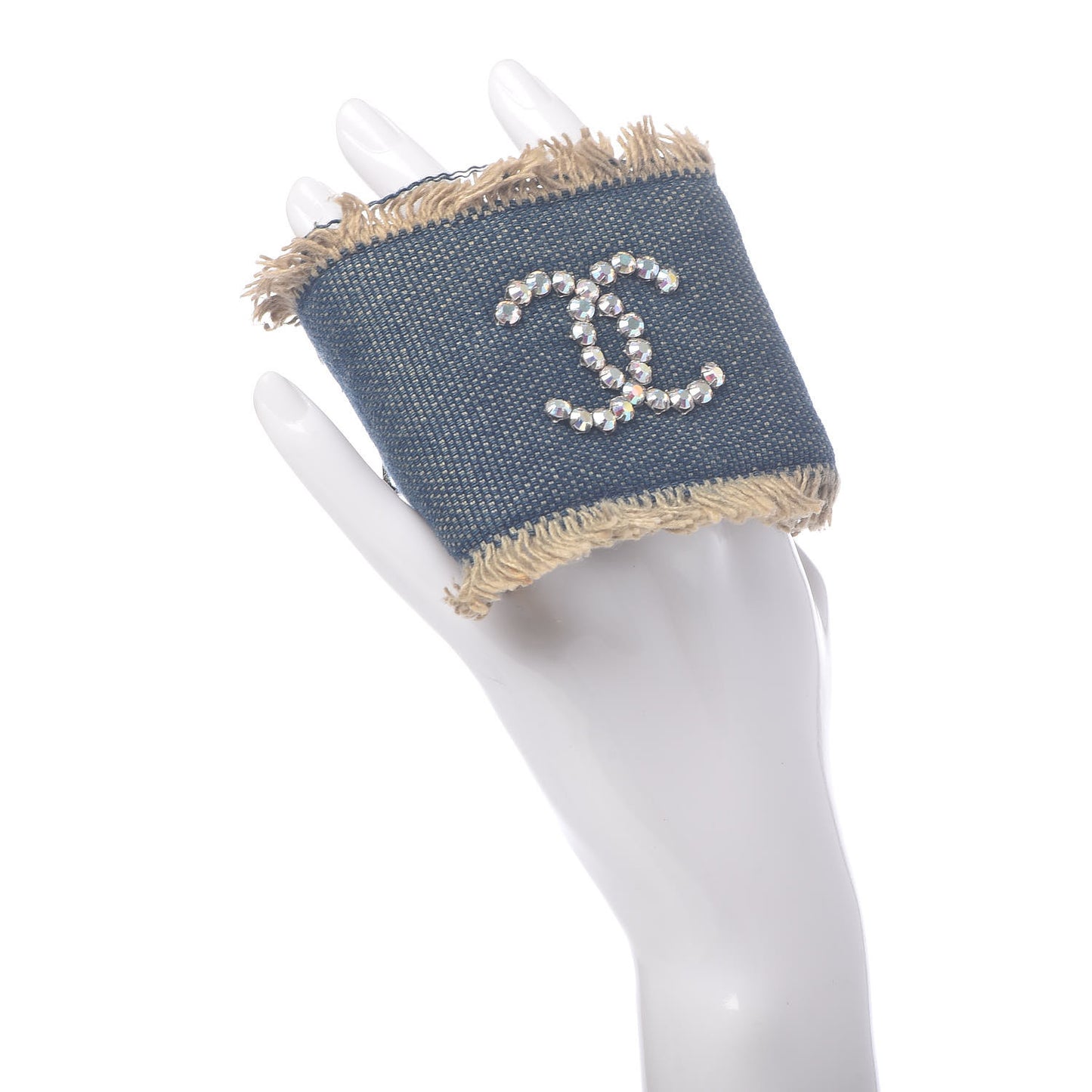Denim Crystal CC Cuff