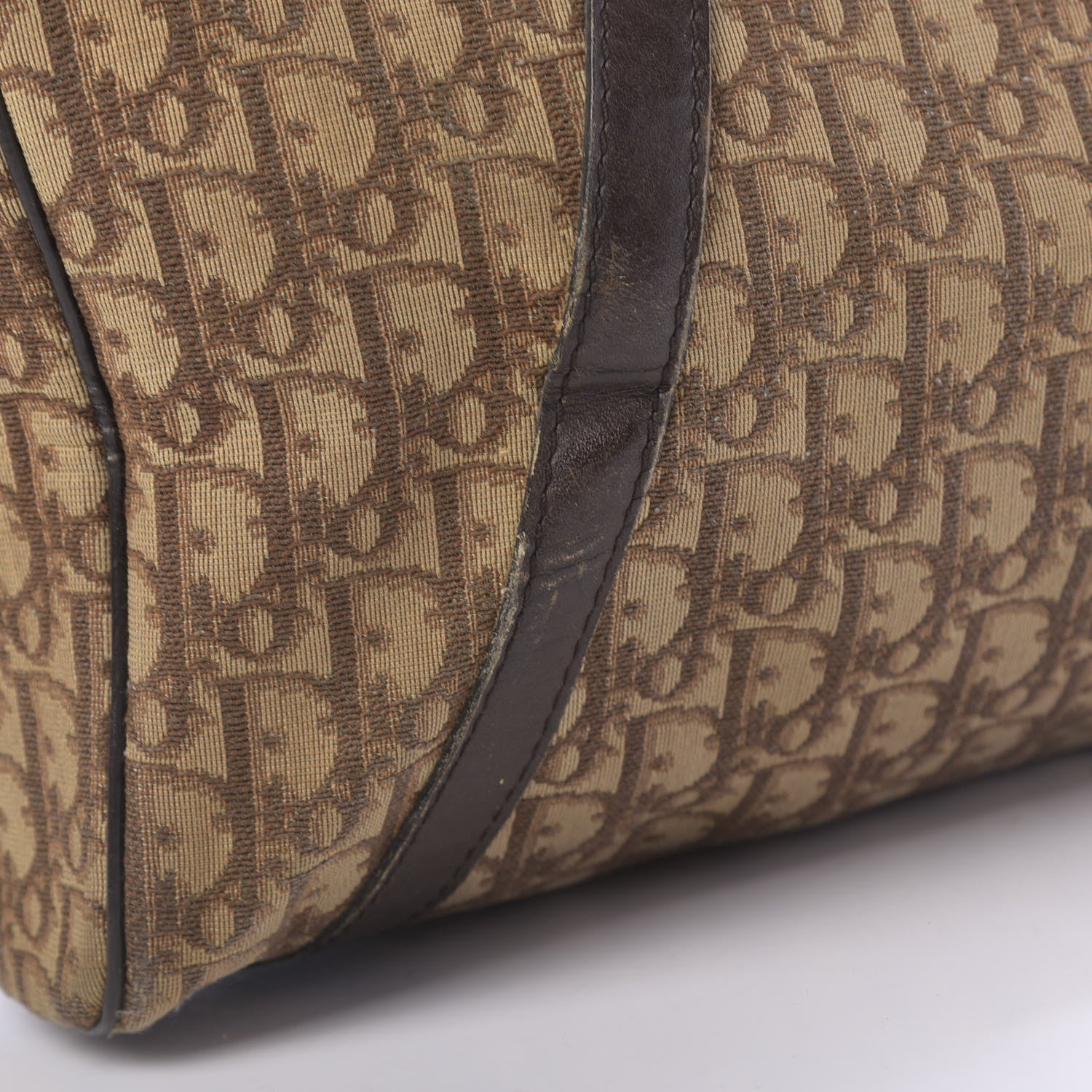 Christian Dior Monogram Duffle Brown 8 of 11