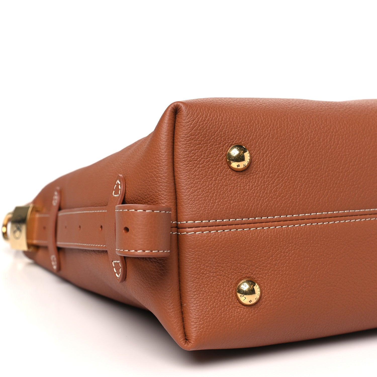 Louis Vuitton Grained Calfskin Low Key Hobo PM Cognac 8 of 10