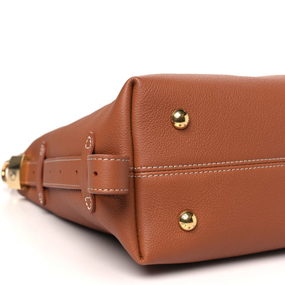 Louis Vuitton Grained Calfskin Low Key Hobo PM Cognac 8 of 10