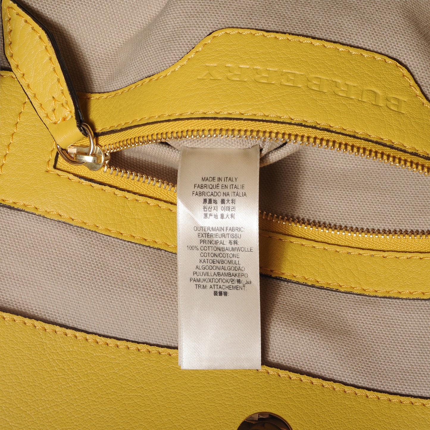 House Check Canterbury Hobo Yellow