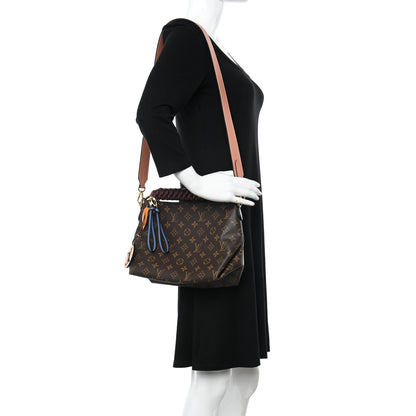 Louis Vuitton Monogram Beaubourg Hobo Mini Bordeaux Red Peach Safran 2 of 12