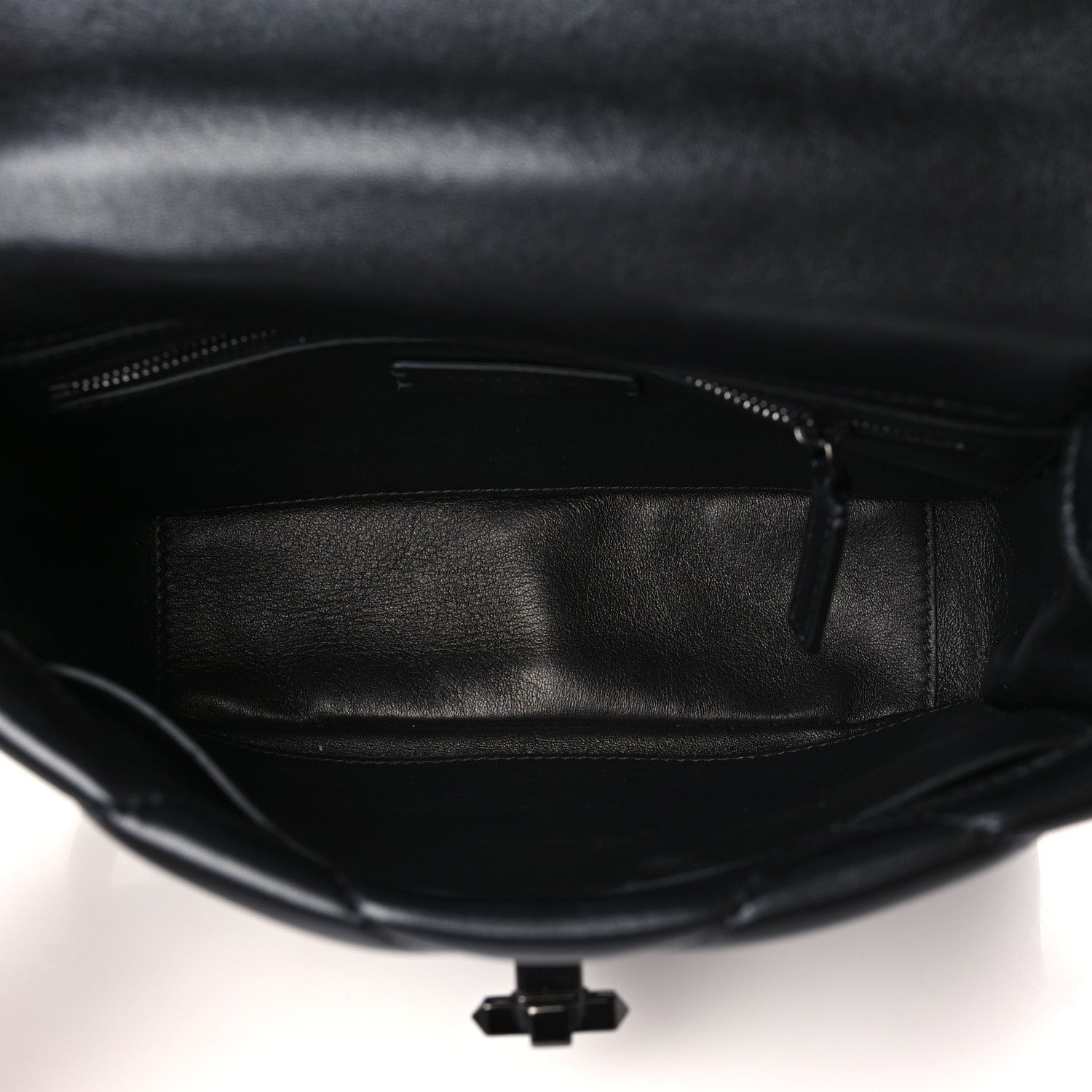 Valentino Garavani Nappa Monochrome Medium Roman Stud Shoulder Bag Black 5 of 10
