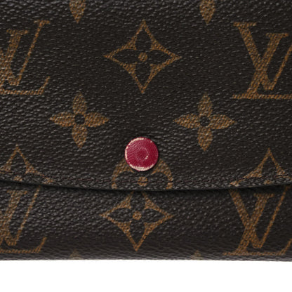 Louis Vuitton Monogram Emilie Wallet Fuchsia 9 of 16