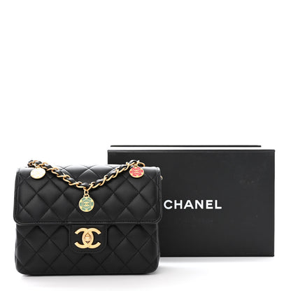 Chanel Lambskin Quilted Casino Chips Mini Flap Black 11 of 11