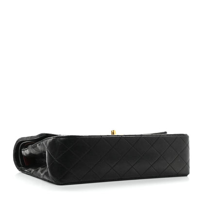 Chanel Lambskin Quilted Medium Double Flap Black 4 of 15