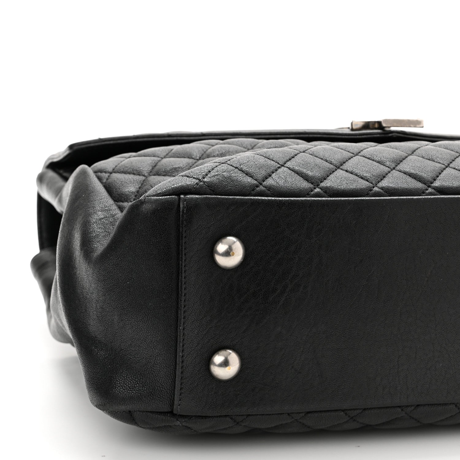 Saint Laurent Sheepskin Tri-quilt Monogram Large College Satchel Black 11 of 13