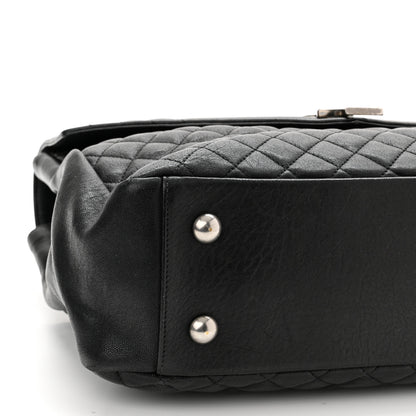 Saint Laurent Sheepskin Tri-quilt Monogram Large College Satchel Black 11 of 13