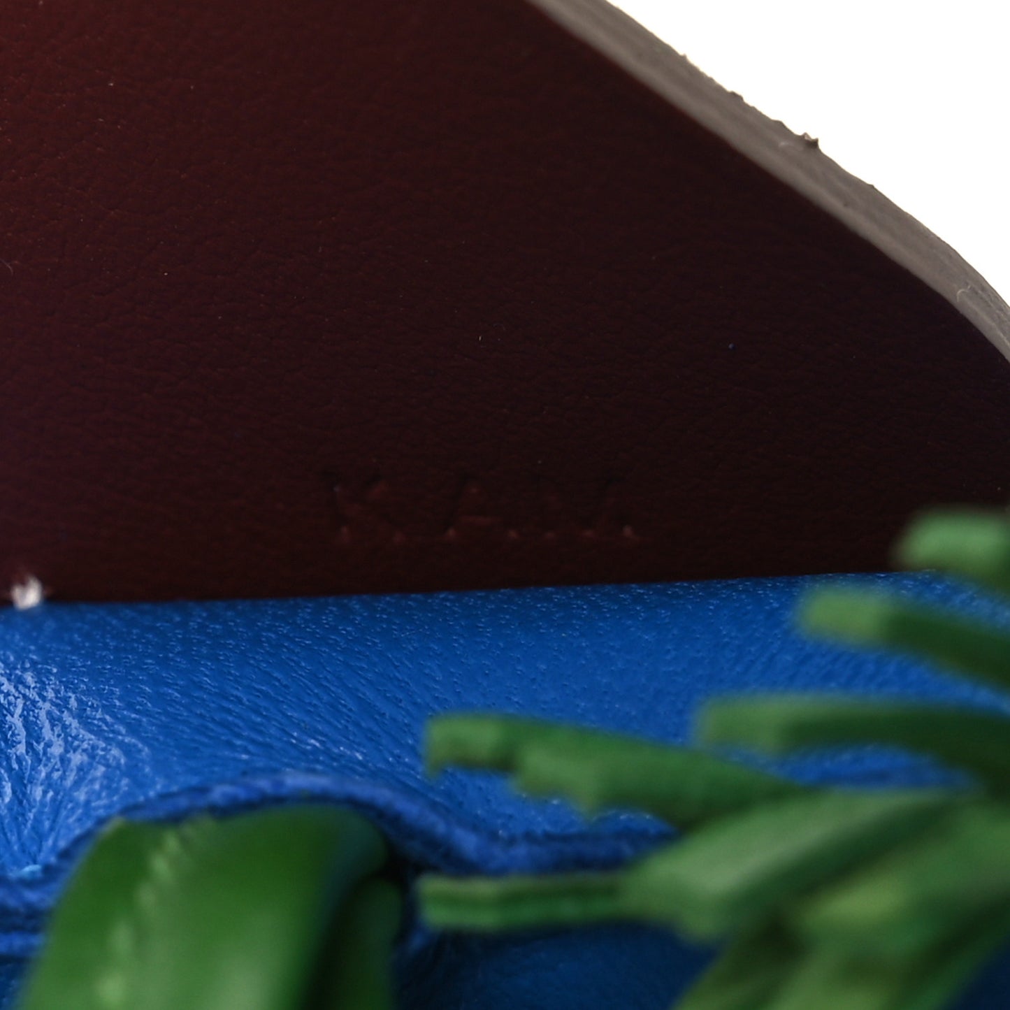 Milo Lambskin Matte Alligator Touch Grigri Rodeo Pegase Horse Bag Charm PM Bleu Zanzibar Vert Yucca Craie