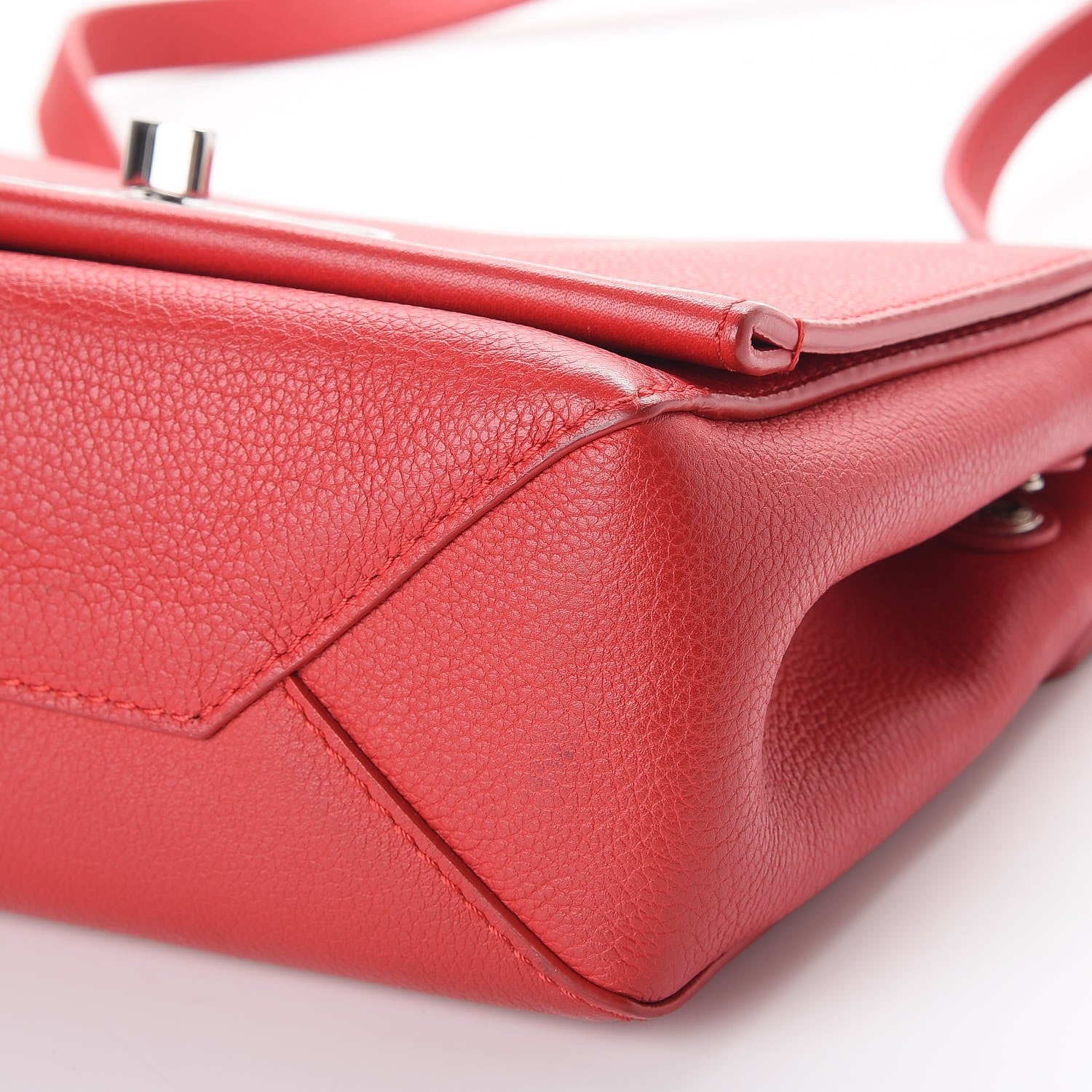 Louis Vuitton Calfskin Lockme II Chain Bag BB Rubis 9 of 9