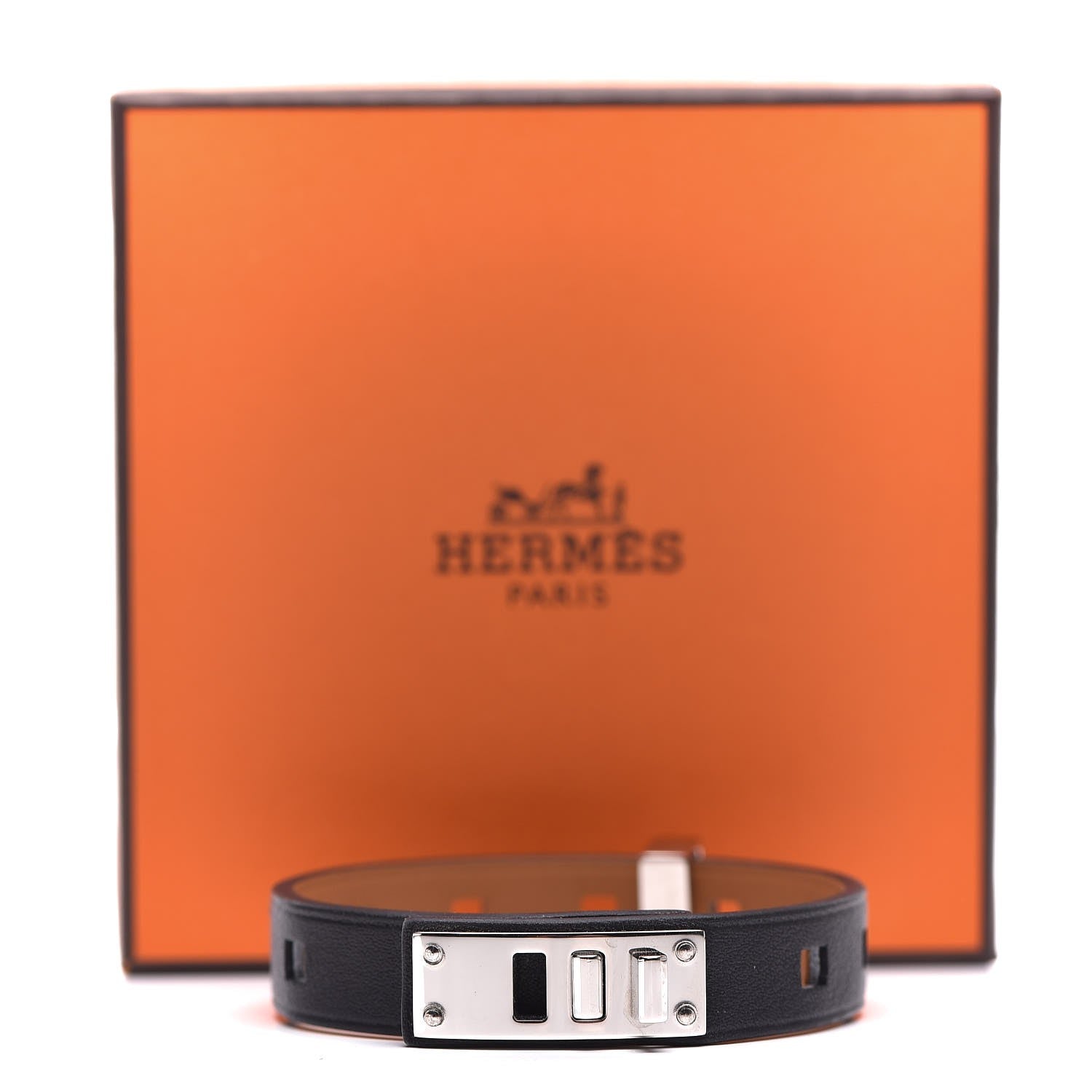 Hermes Swift Mini Dog Clous Ronds Bracelet T3 Black 7 of 7