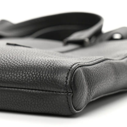 Salvatore Ferragamo Calfskin Firenze Briefcase Black 10 of 10