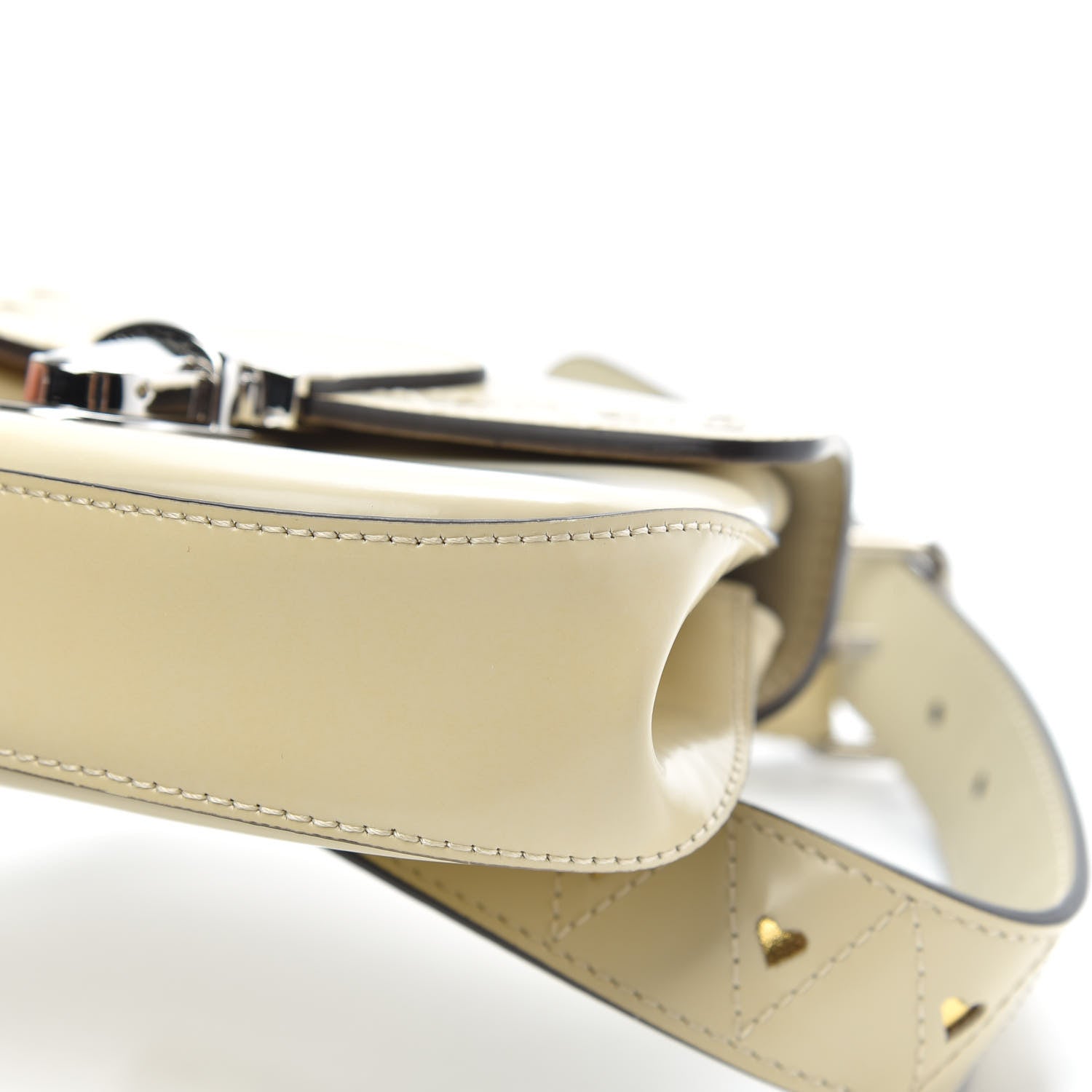 Gucci Calfskin Childrens Heart Belt Bag White 9 of 11