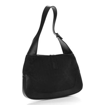 Gucci Monogram Small Jackie O Hobo Black 3 of 11